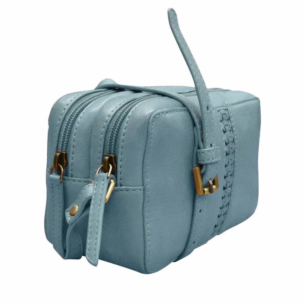 NEW ILI NEW YORK women's camera bag with rfid in blue